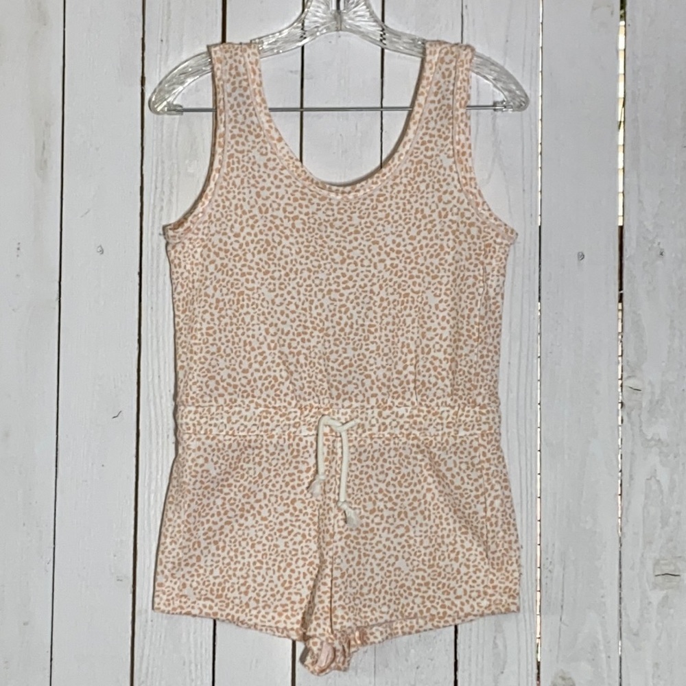 Pink Rose Girl Romper